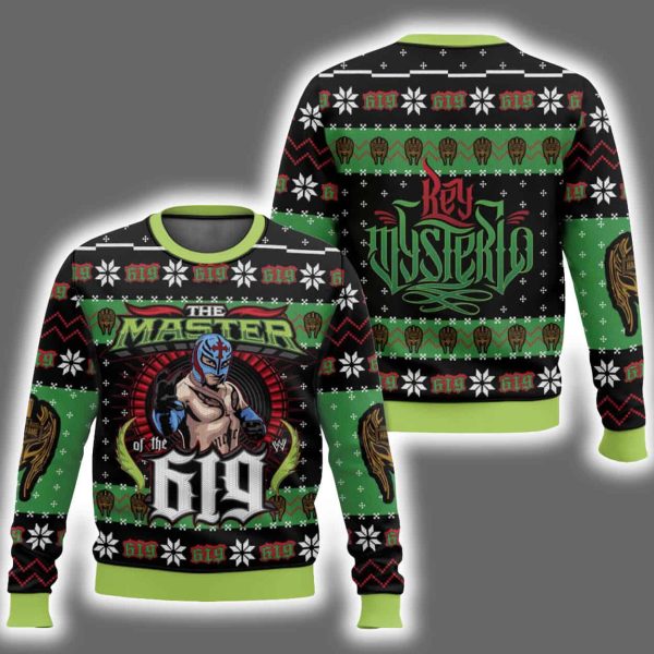 Rey Mysterio The Master Of The 619 Ugly Christmas Sweater