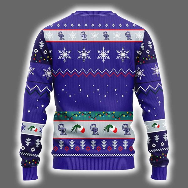 Rockies Grnch Hand Ugly Christmas Sweater 3