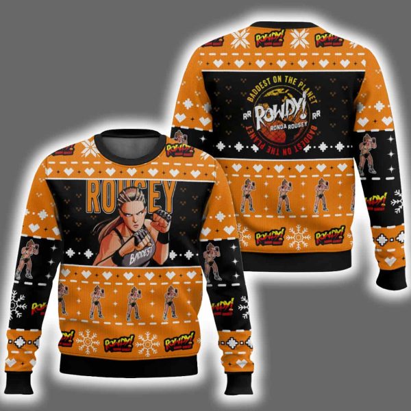 Ronda Rousey Ugly Christmas Sweater