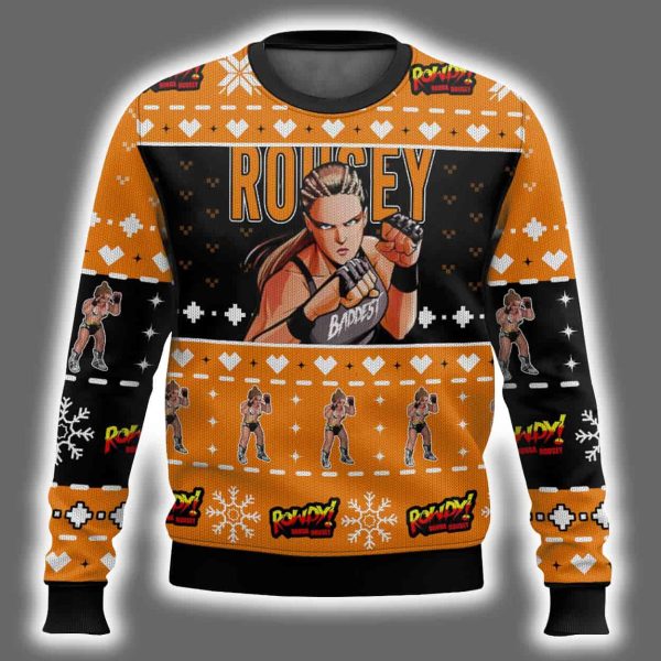 Ronda Rousey Ugly Christmas Sweater 2