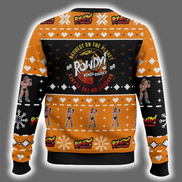 Ronda Rousey Ugly Christmas Sweater 3