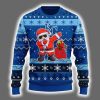 Royals Dabbing Santa Claus Ugly Christmas Sweater