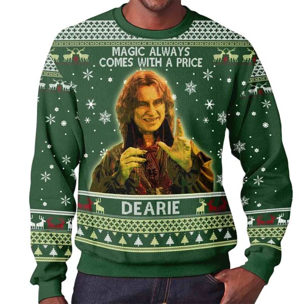Rumplestiltskin Magic Always Come with A Price Dearie Ugly Christmas Sweater 2