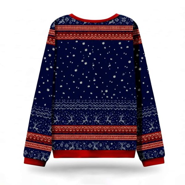 Santa Aint No Laws When Youre Ugly Christmas Sweater 3