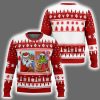 Santa Claus & The Grnch Woman Yelling At A Cat Meme Ugly Christmas Sweater