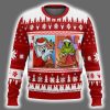 Santa Claus The Grnch Woman Yelling At A Cat Meme Ugly Christmas Sweater 2