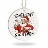 Santa Say Six Seven 2025 Christmas Ornament