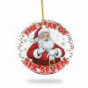 Santa The Year Of Six Seven Christmas Ornament