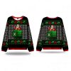 Santa With Excel Ugly Christmas Sweater