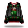 Santa With Excel Ugly Christmas Sweater 2
