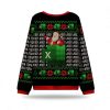 Santa With Excel Ugly Christmas Sweater 3