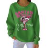 Santas Favorite Hot Mess Printed Ribbed Round Neck Sweatshirt 2