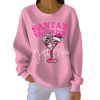 Santas Favorite Hot Mess Printed Ribbed Round Neck Sweatshirt 6