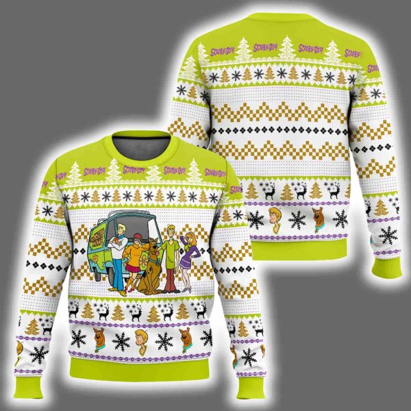 Scooby Doo And Friends Ugly Christmas Sweater