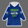 Seahawks Emerald City Jaxon Smith Njigba 11 Blanket Hoodie 2