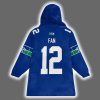 Seahawks North 12 Fan Blanket Hoodie 3