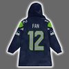 Seahawks We Are 12 Fan Blanket Hoodie 3