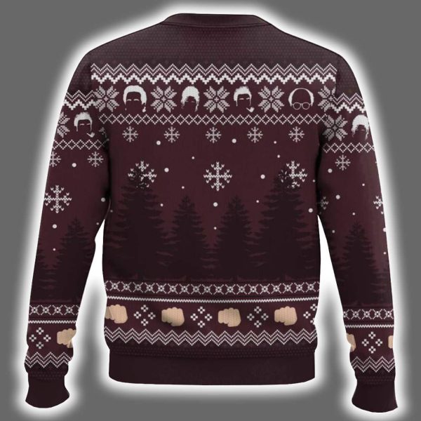 Serenity Now Seinfeld Ugly Christmas Sweater 3