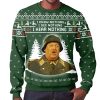 Sergeant Schultz I Know Nothing Christmas Ugly Sweater 2