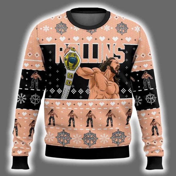 Seth Rollins Ugly Christmas Sweater 2
