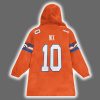 She Loves The Denver Football Nix 10 Unisex Blanket Hoodie 3