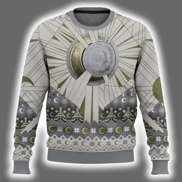 Silent Knight Marvel Moon Knight Ugly Christmas Sweater 2