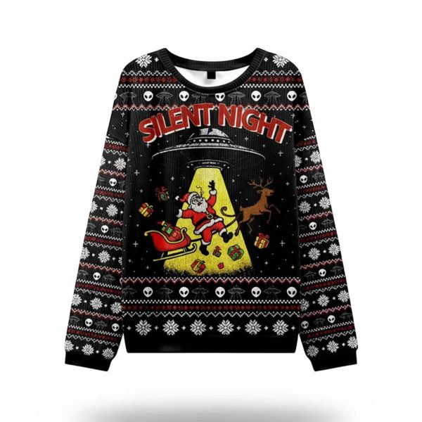 Silent Night Ugly Christmas Sweater 2