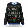 Single And Ready To Jingle Ugly Christmas Sweater 2