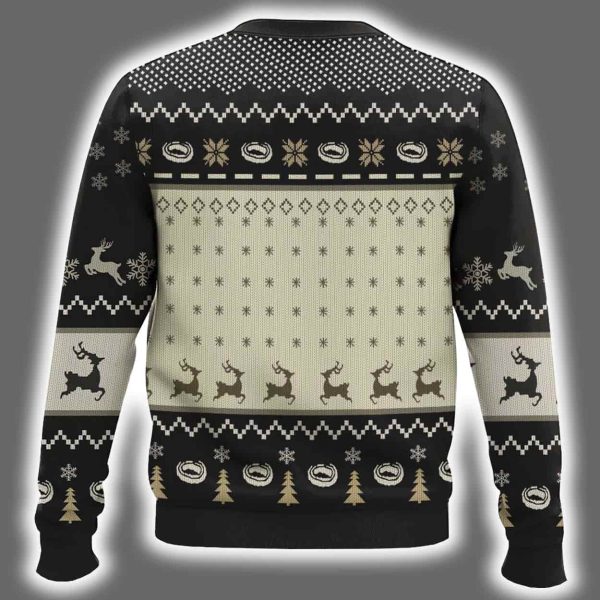 Snowy Night Taters Potatoes The Lord Of The Rings Ugly Christmas Sweater 3