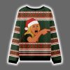 Stop Eating The Tinsel Ugly Christmas Sweater 3