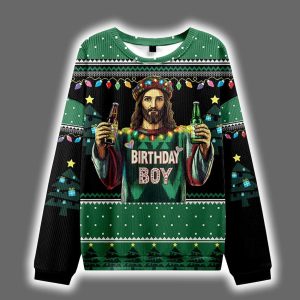 Birthday Boy Jesus Ugly Christmas Sweater