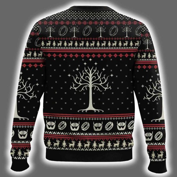 Taters Potatoes Tree Of Gondor The Lord Of The Rings Ugly Christmas Sweater 3