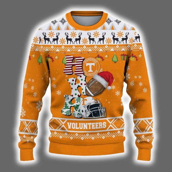 Tennessee Football HO HO HO Ugly Christmas Sweater 2