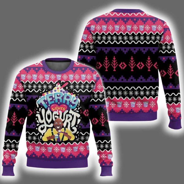 Terry Jeffords Loves Yogurt Brooklyn Nine-nine Ugly Christmas Sweater