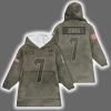 Texans CJ Stroud 7 Salute to Service Blanket Hoodie