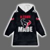Texans H Town Made Stroud 7 Unisex Blanket Hoodie 2