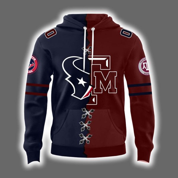 Texans x Aggies Personalized Hoodie 2