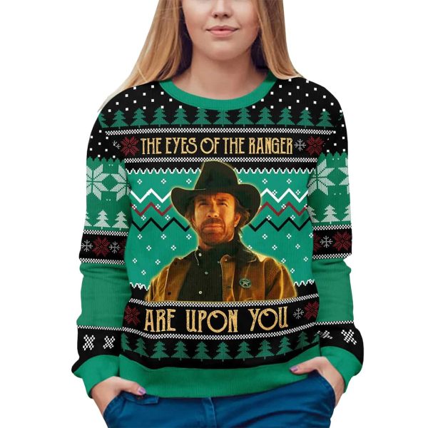 The Eyes Of The Ranger Christmas Ugly Sweater 3