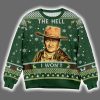 The Hell I Won't 1980s TV Show Quote Ugly Christmas Sweater