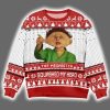 The Mega Bitch Squashed My Head Christmas Ugly Sweater