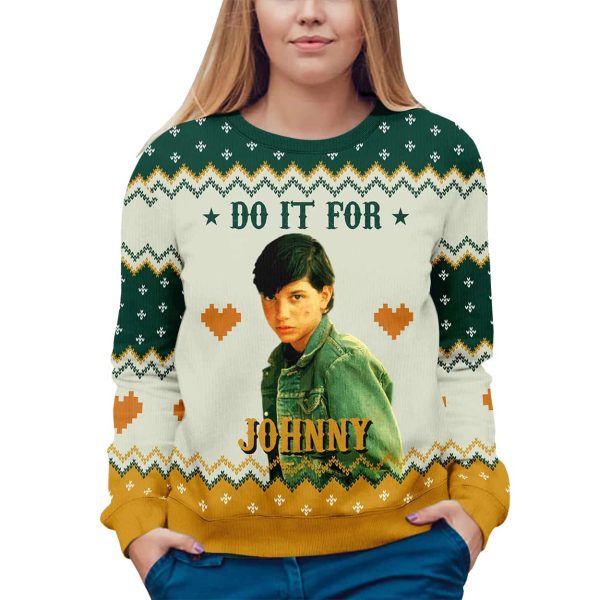 The Outsiders Dallas Winston Do It For Johnny Christmas Ugly Sweater 3