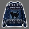 The Yule Cat Is Coming Christmas Cardigan 3