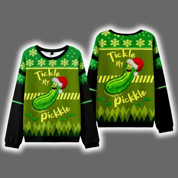 Tickle My Pickkle Ugly Christmas Sweater