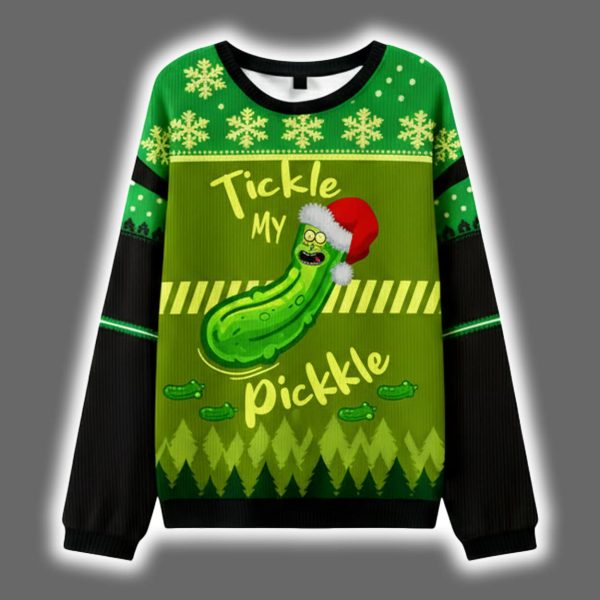 Tickle My Pickkle Ugly Christmas Sweater 2