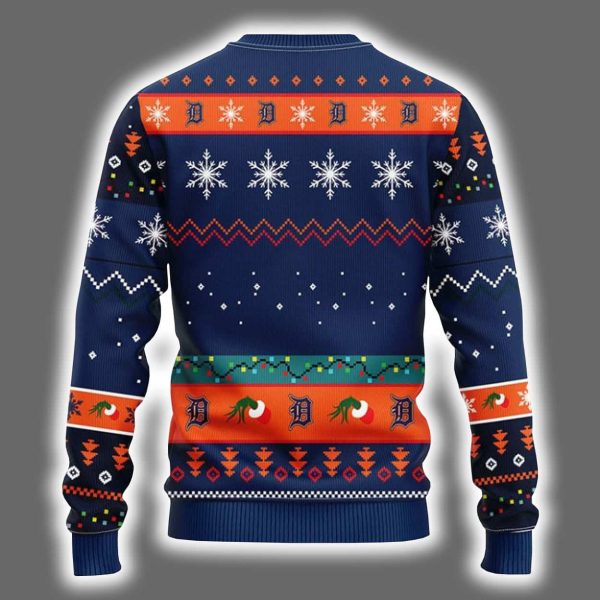 Tigers Grnch Hand Ugly Christmas Sweater 3