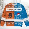 Tigers x Lions Its The Most Wonderful Time Of The Years Ugly Christmas Sweater 2