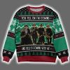 Tombstone You Tell Em I'm Coming And Hell's Coming With Me Ugly Christmas Sweater