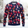 Twins Santa Claus Snowman Ugly Christmas Sweater 2