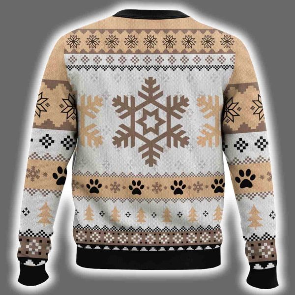 Two Cats Talking Meme Ugly Christmas Sweater 3