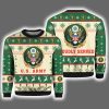 US Army Proudly Served Veterans Ugly Christmas Sweater